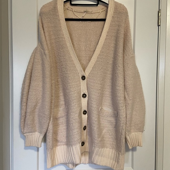 Free people ivory cardigan sweater - Picture 2 of 4